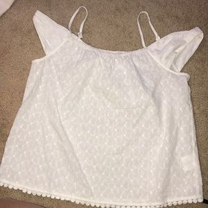 !!SOLD!! NWOT Lily White top